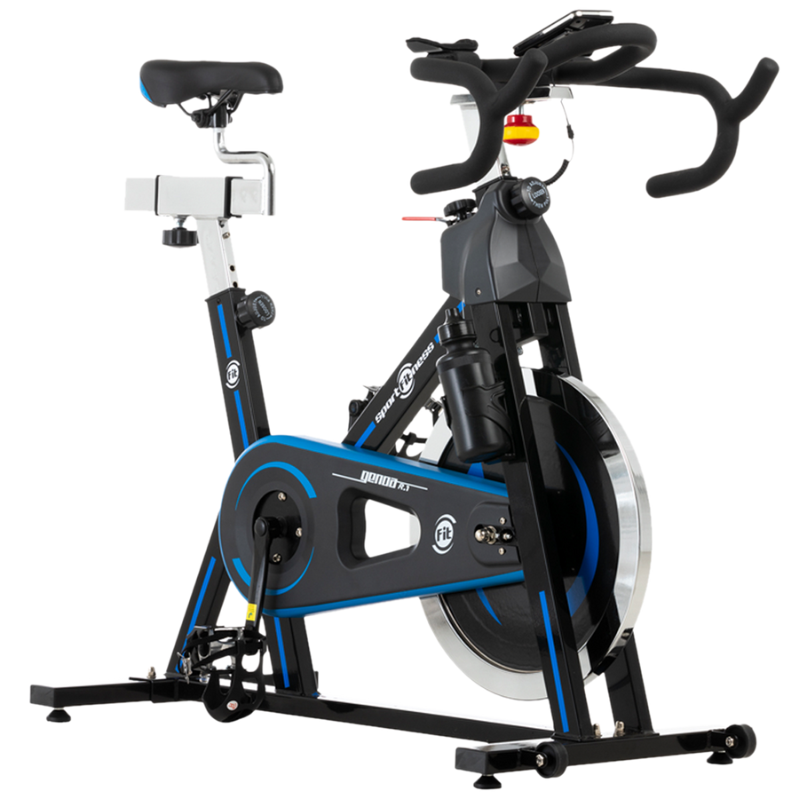 Bicicleta Spinning Genoa Negro Azul