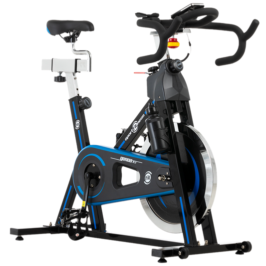 Bicicleta Spinning Genoa Negro Azul