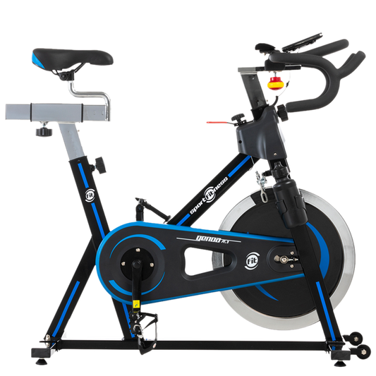 Bicicleta Spinning Genoa Negro Azul